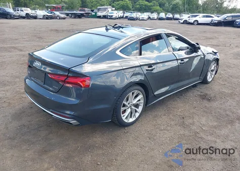 2020 Audi A5 Sportback Premium Plus 45 Tfsi Quattro S Tronic из США, поврежденный, VIN WAUCNCF58LA020379